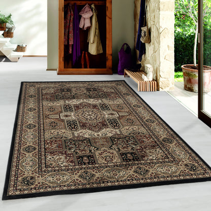 Orientteppich Wohnzimmer orientalisch Kurzflorteppich Designteppich