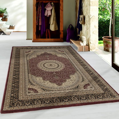 Orientteppich Wohnzimmer orientalisch Kurzflorteppich Designteppich